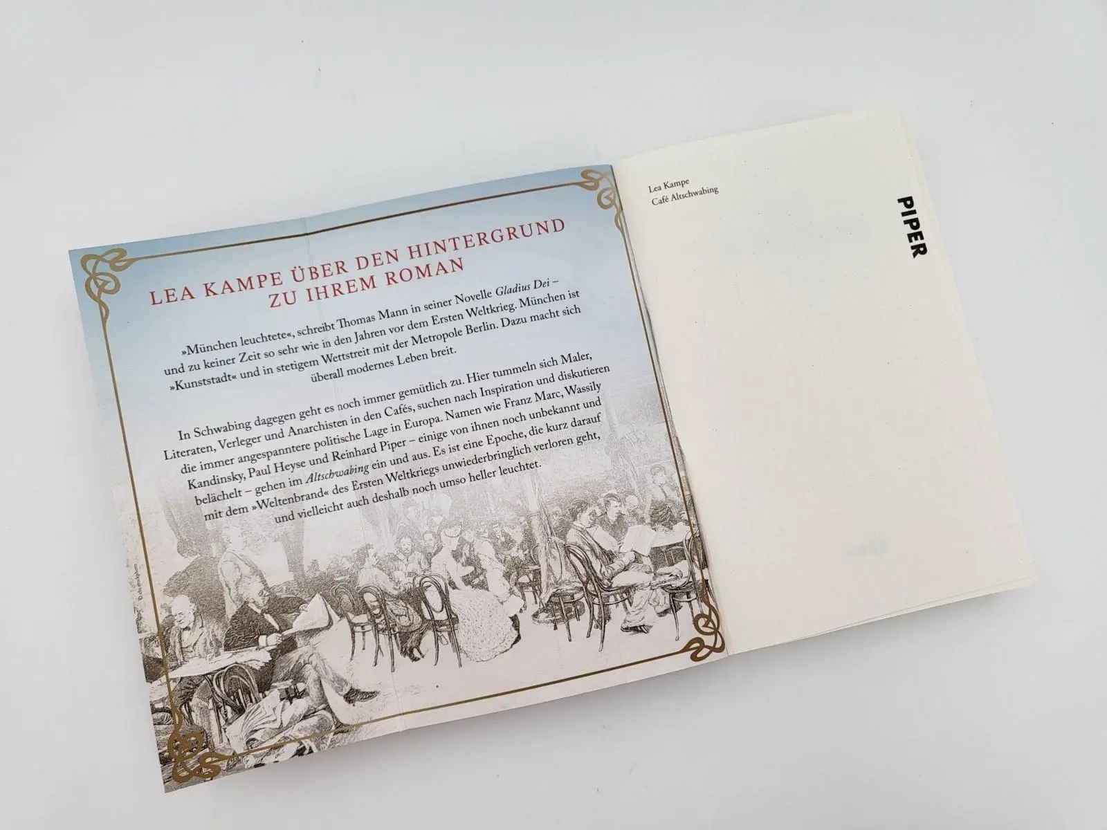 Bild: 9783492318099 | Café Altschwabing | Roman Historischer Roman | Lea Kampe | Taschenbuch