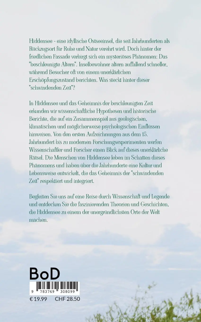 Rückseite: 9783769308099 | Hiddensee und das Geheimnis der beschleunigten Zeit | Moschdehner