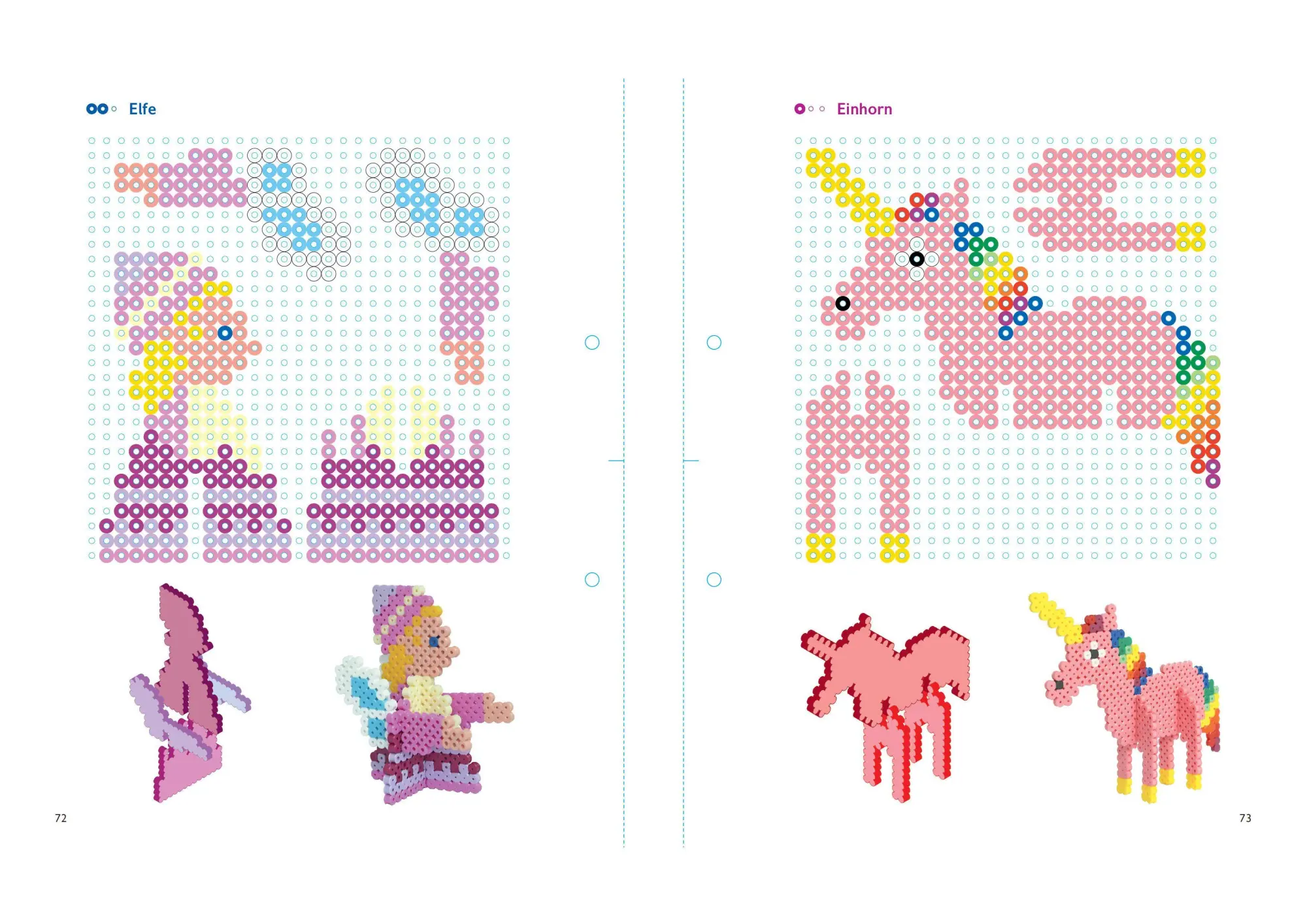 Bild: 9783809448099 | Mein buntes Vorlagenbuch: Bügelperlen 3D-Motive. 47 Figuren zum...