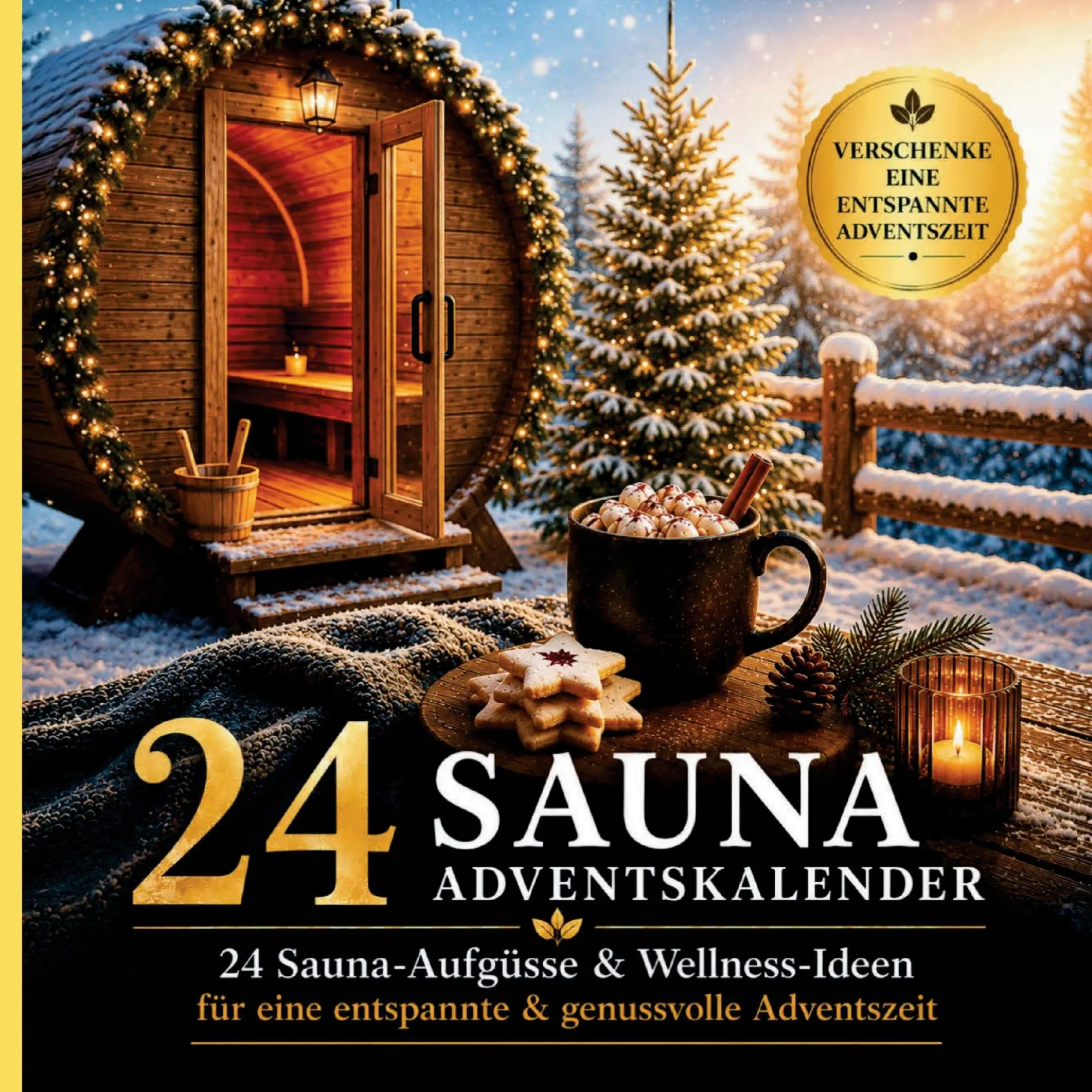 Cover: 9789403918099 | Sauna Adventskalender | Diy With Heart | Taschenbuch | 64 S. | Deutsch