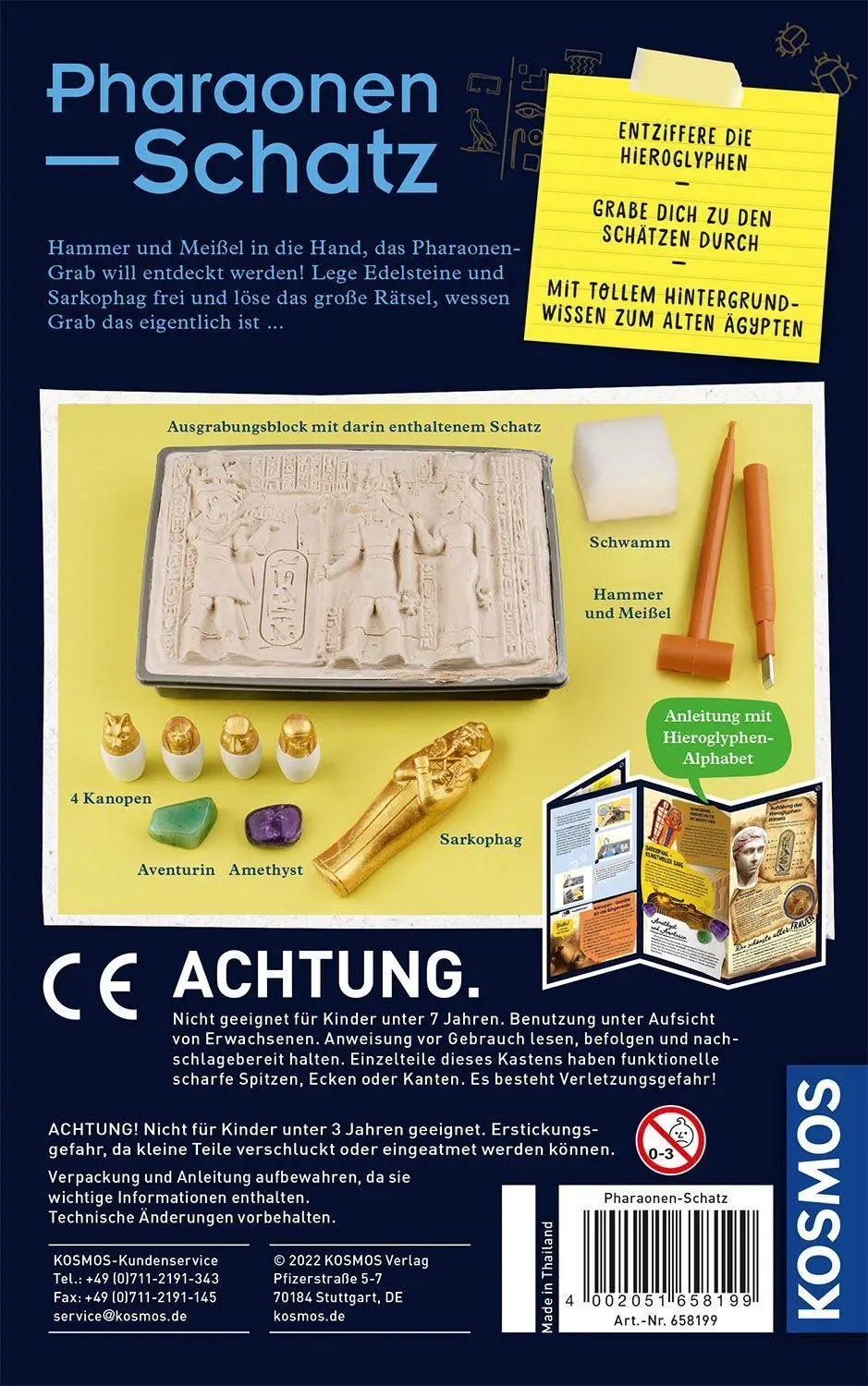 Bild: 4002051658199 | Pharaonen-Schatz | Experimentierkasten | Spiel | Brettspiel | 658199