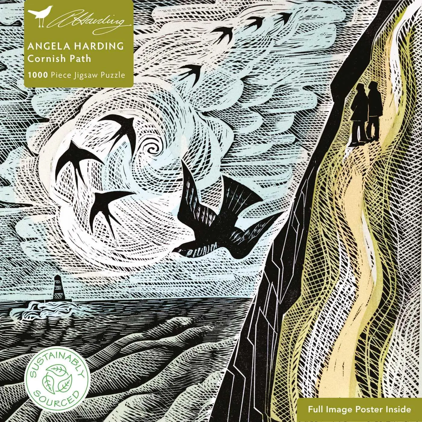 Cover: 9781839648199 | Adult Sustainable Jigsaw Puzzle Angela Harding: Cornish Path | Spiel