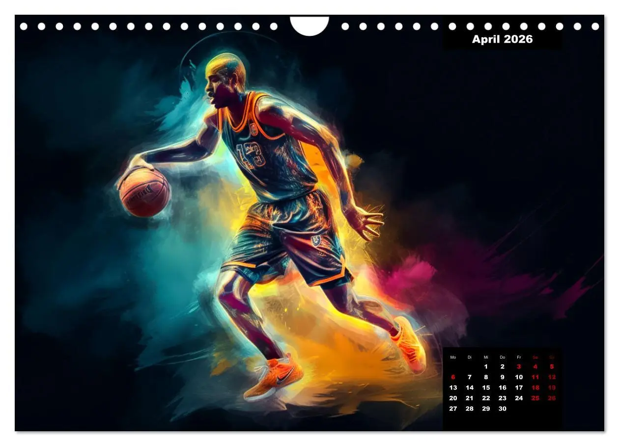 Bild: 9783457378199 | Faszination Basketball (Wandkalender 2026 DIN A4 quer), CALVENDO...