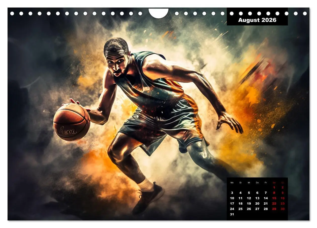 Bild: 9783457378199 | Faszination Basketball (Wandkalender 2026 DIN A4 quer), CALVENDO...