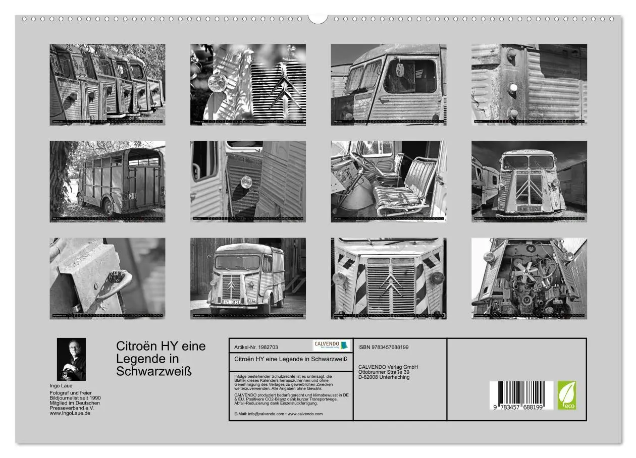 Bild: 9783457688199 | Citroën HY eine Legende in Schwarzweiß (hochwertiger Premium...