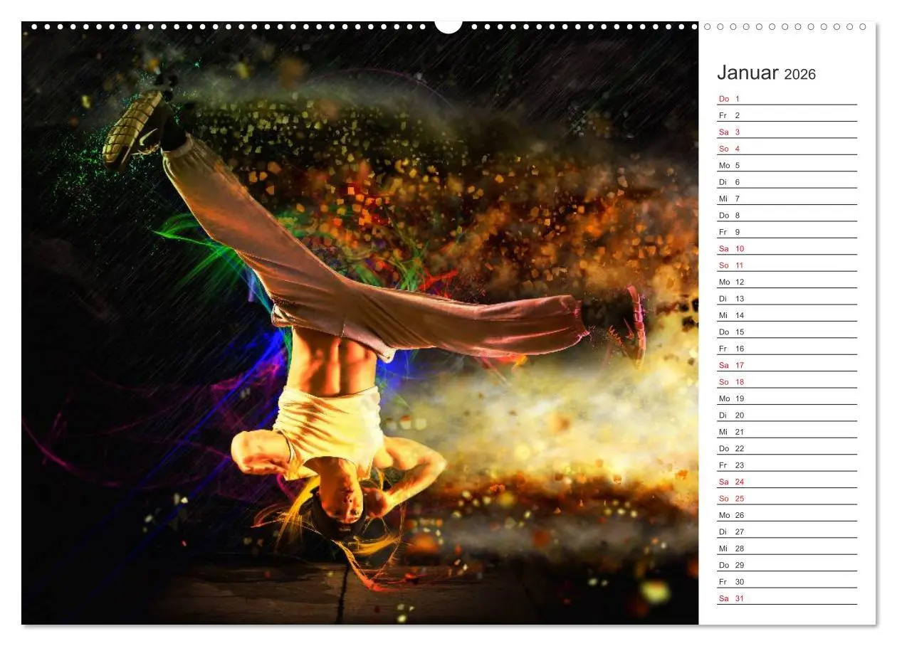 Bild: 9783457998199 | Break Dance (Wandkalender 2026 DIN A2 quer), CALVENDO Monatskalender