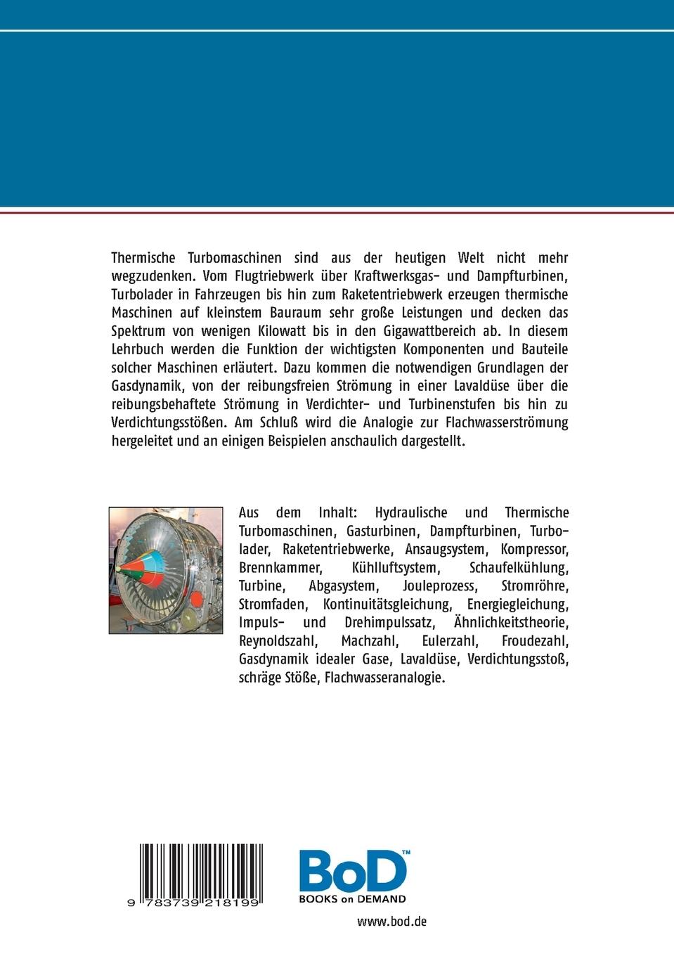 Rückseite: 9783739218199 | Strömungsmaschinen als Kraft- und Arbeitsmaschinen | Jost Braun | Buch