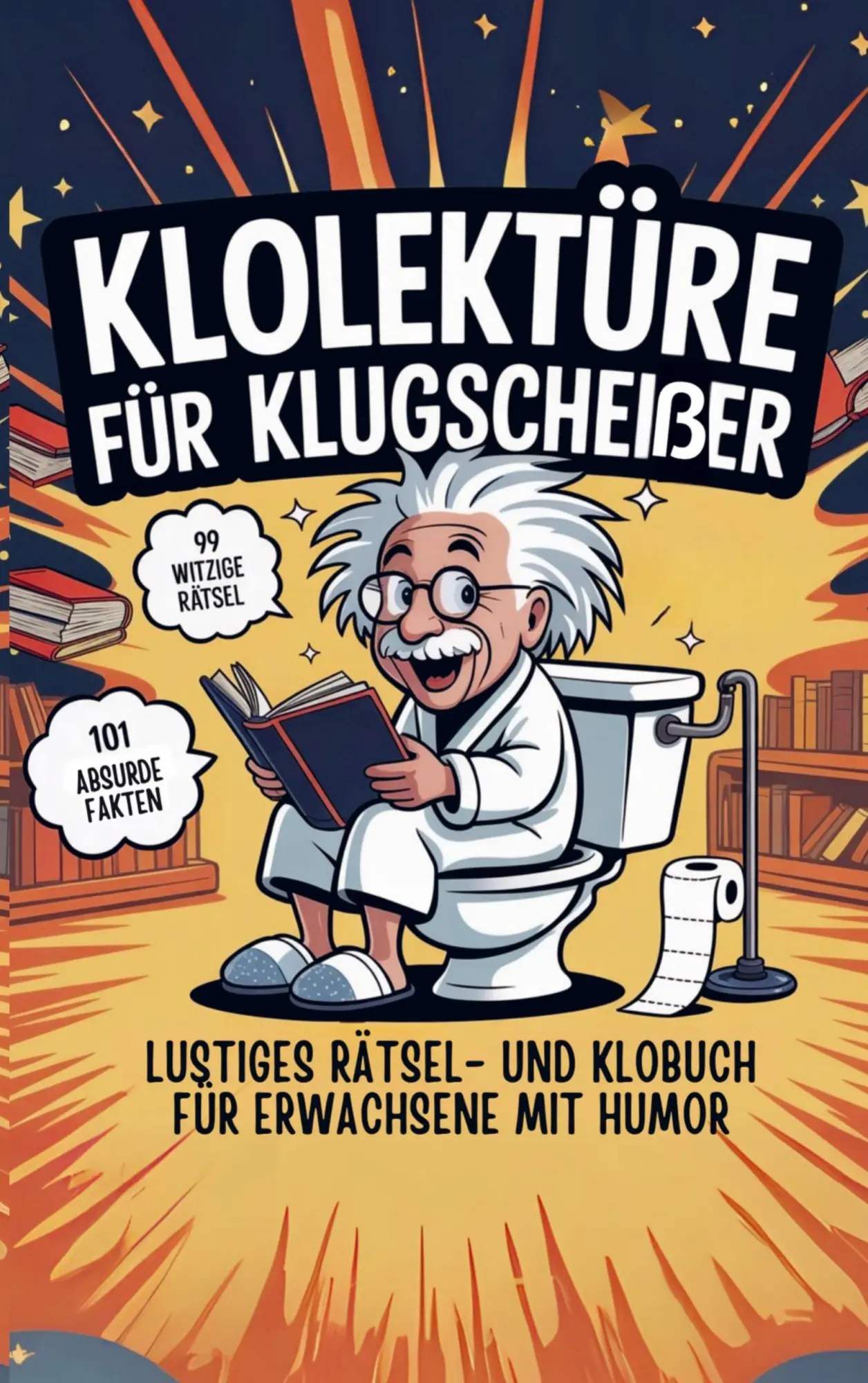 Cover: 9789403838199 | Klolektüre für Klugscheißer - Lustiges Rätsel- und Klobuch für...