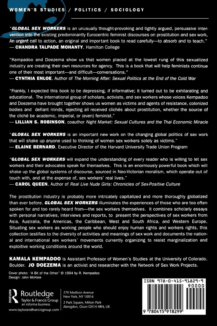 Rückseite: 9780415918299 | Global Sex Workers | Rights, Resistance, and Redefinition | Buch