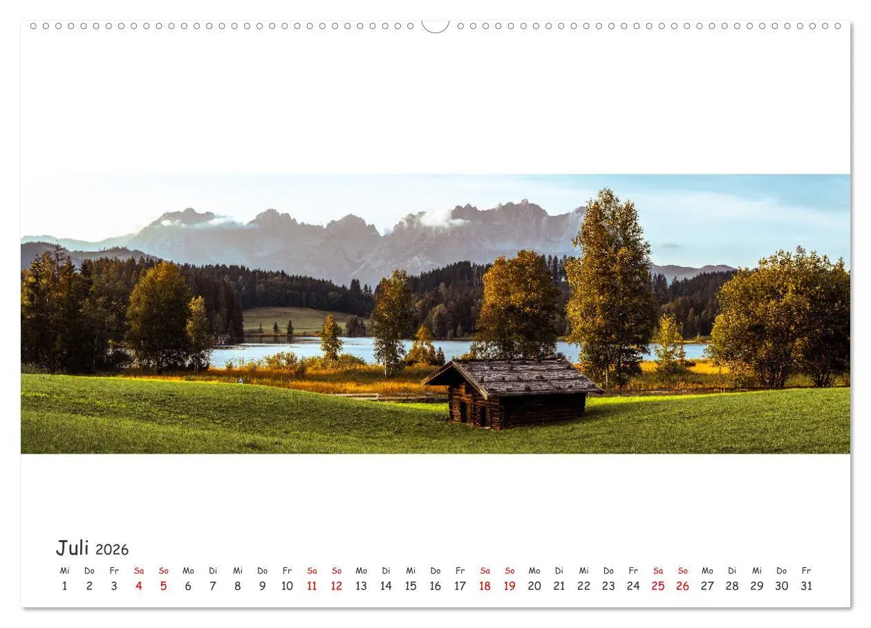 Bild: 9783457438299 | Wilder Kaiser Panorama 2026 (hochwertiger Premium Wandkalender 2026...