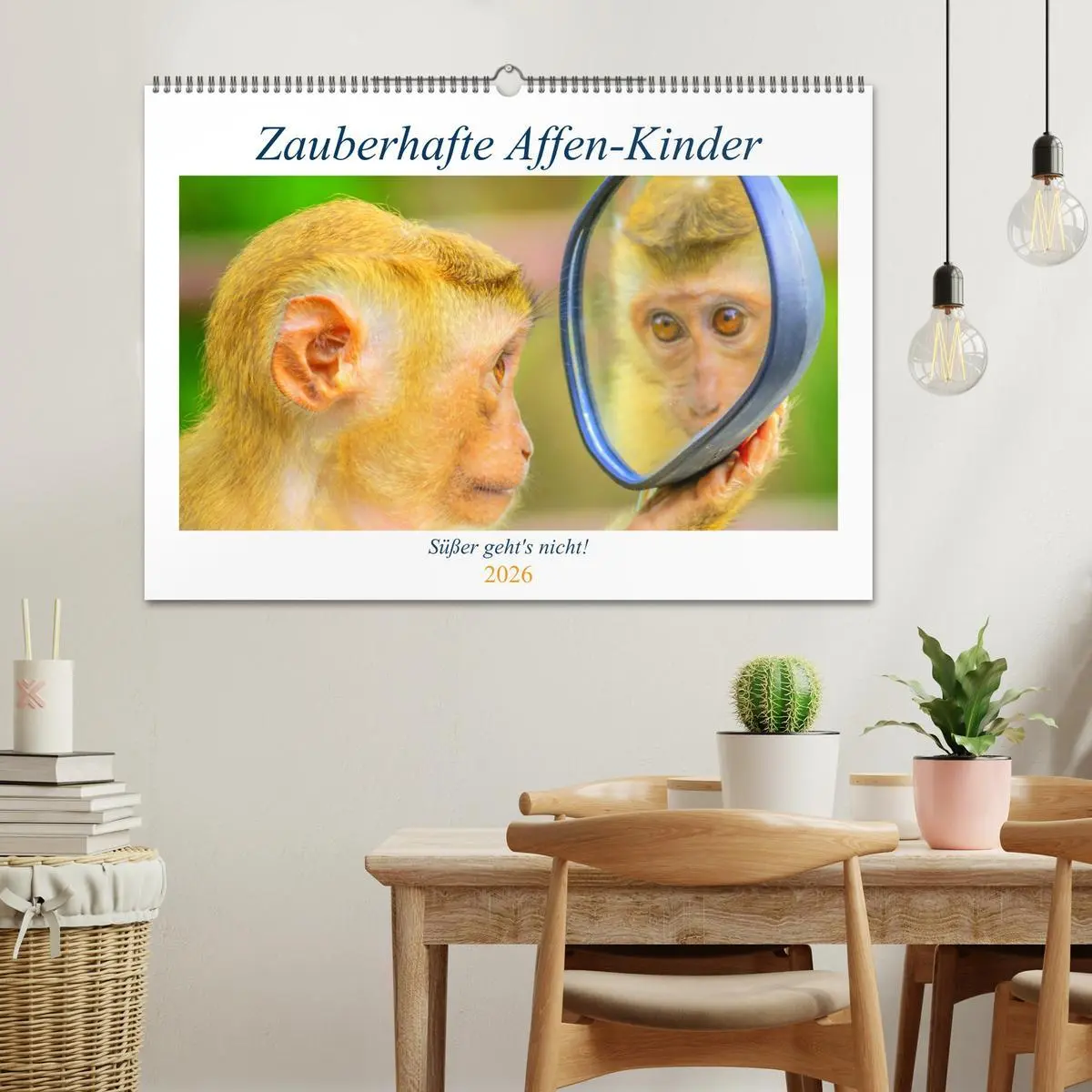 Bild: 9783457748299 | Zauberhafte Affenkinder. Süßer geht´s nicht! (Wandkalender 2026 DIN...