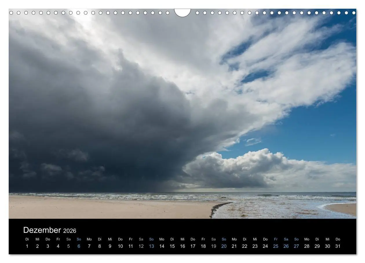 Bild: 9783457988299 | Wolken über Dänemark (Wandkalender 2026 DIN A3 quer), CALVENDO...