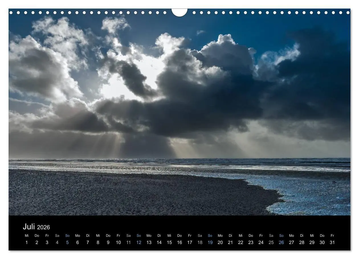 Bild: 9783457988299 | Wolken über Dänemark (Wandkalender 2026 DIN A3 quer), CALVENDO...