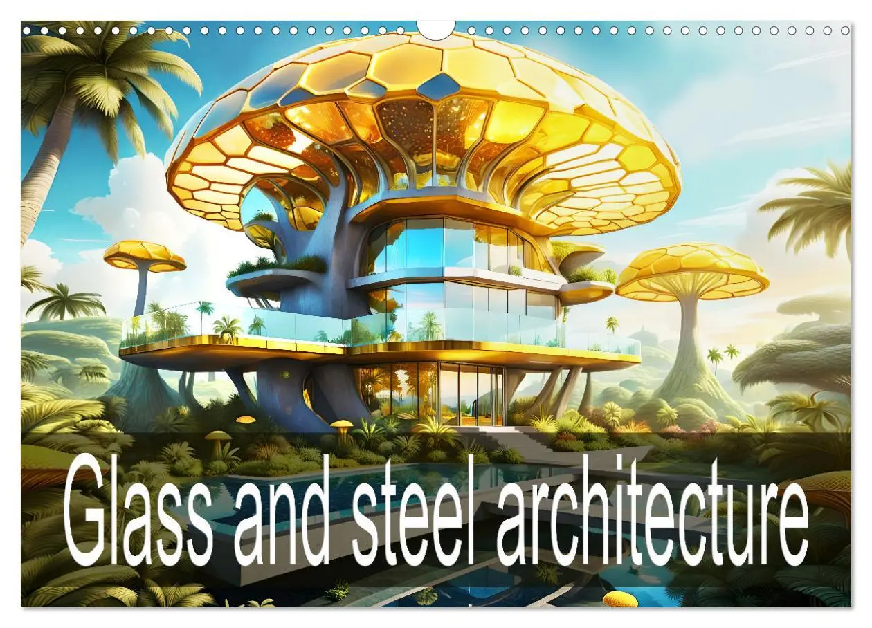 Cover: 9783516528299 | Glass and steel architecture (Wall Calendar 2026 DIN A3 landscape),...
