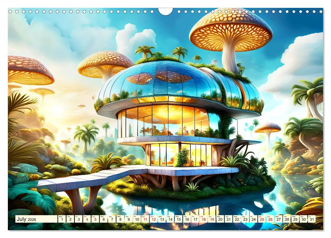 Bild: 9783516528299 | Glass and steel architecture (Wall Calendar 2026 DIN A3 landscape),...