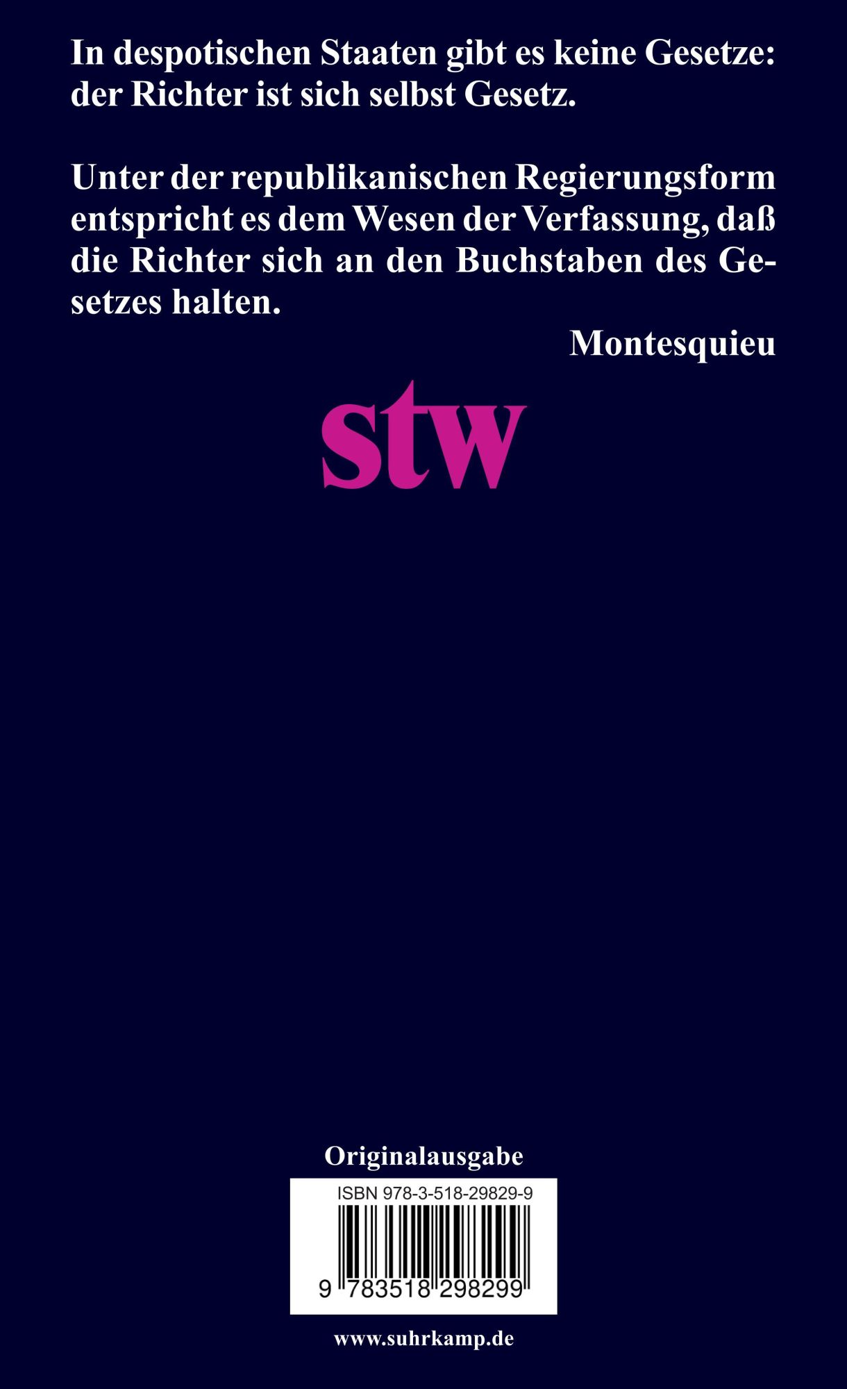 Rückseite: 9783518298299 | Justiz als gesellschaftliches Über-Ich | Ingeborg Maus | Taschenbuch