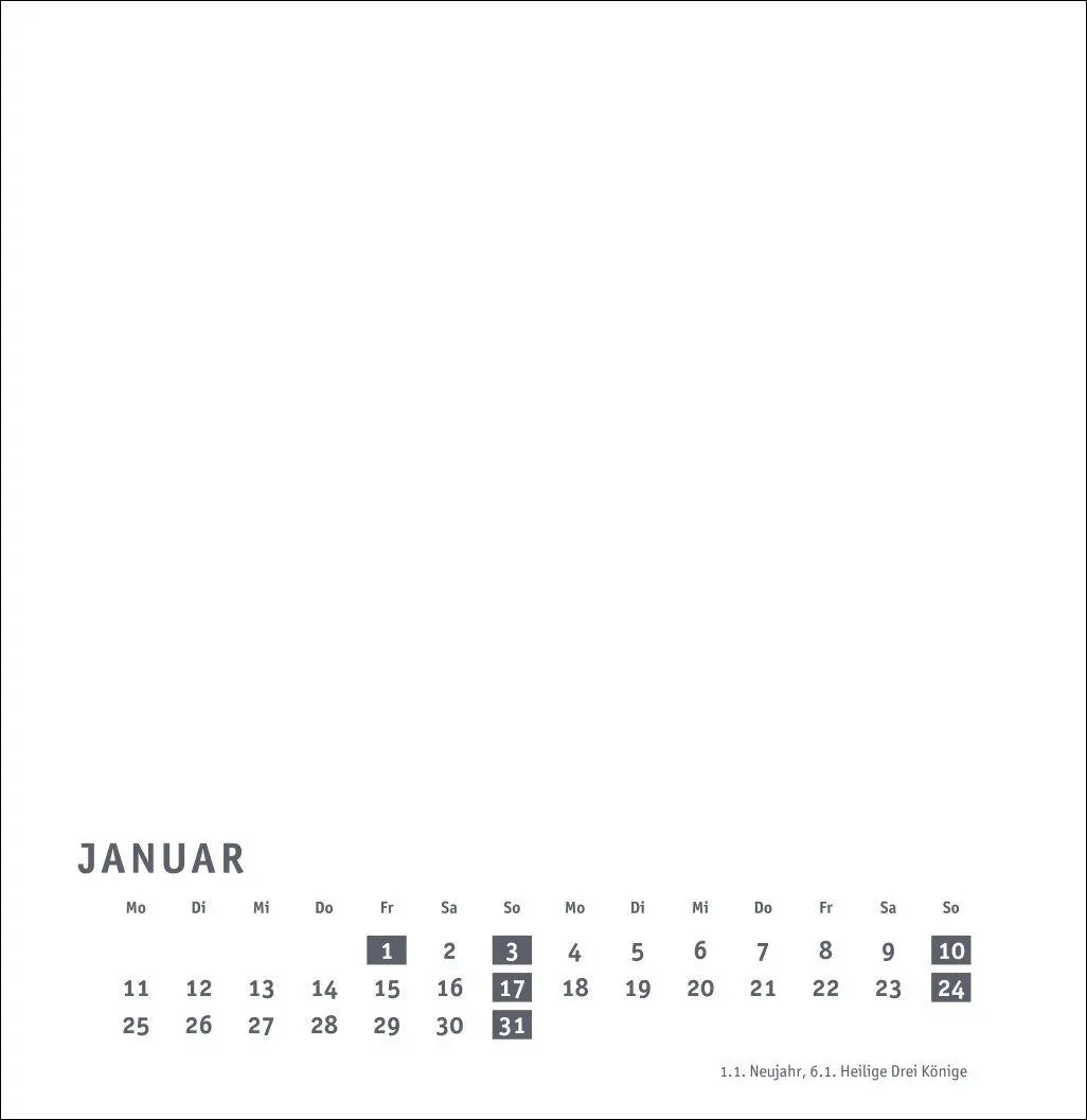 Bild: 9783756418299 | Premium-Bastelkalender weiß groß 2027 | Kalender | Spiralbindung