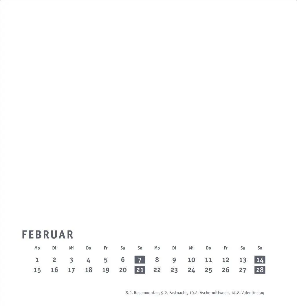 Bild: 9783756418299 | Premium-Bastelkalender weiß groß 2027 | Kalender | Spiralbindung