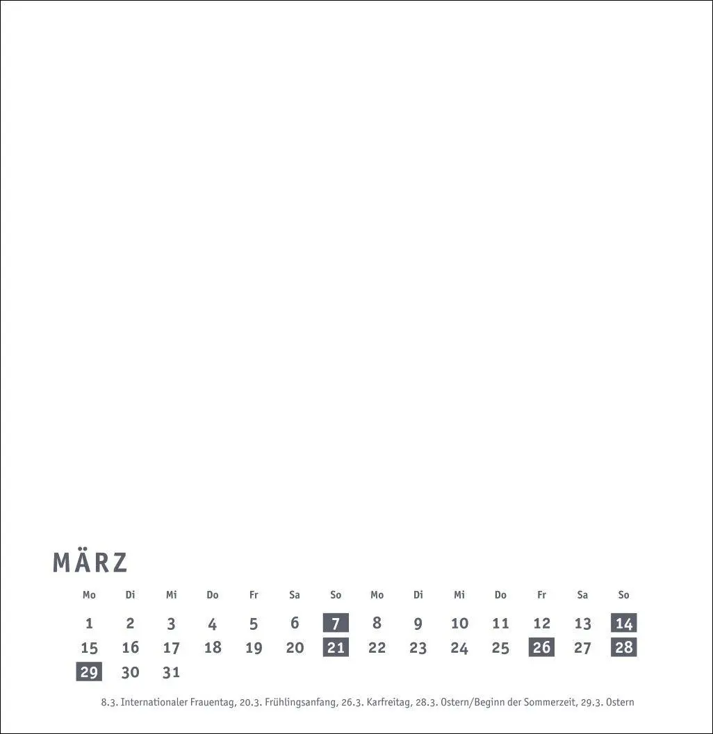 Bild: 9783756418299 | Premium-Bastelkalender weiß groß 2027 | Kalender | Spiralbindung