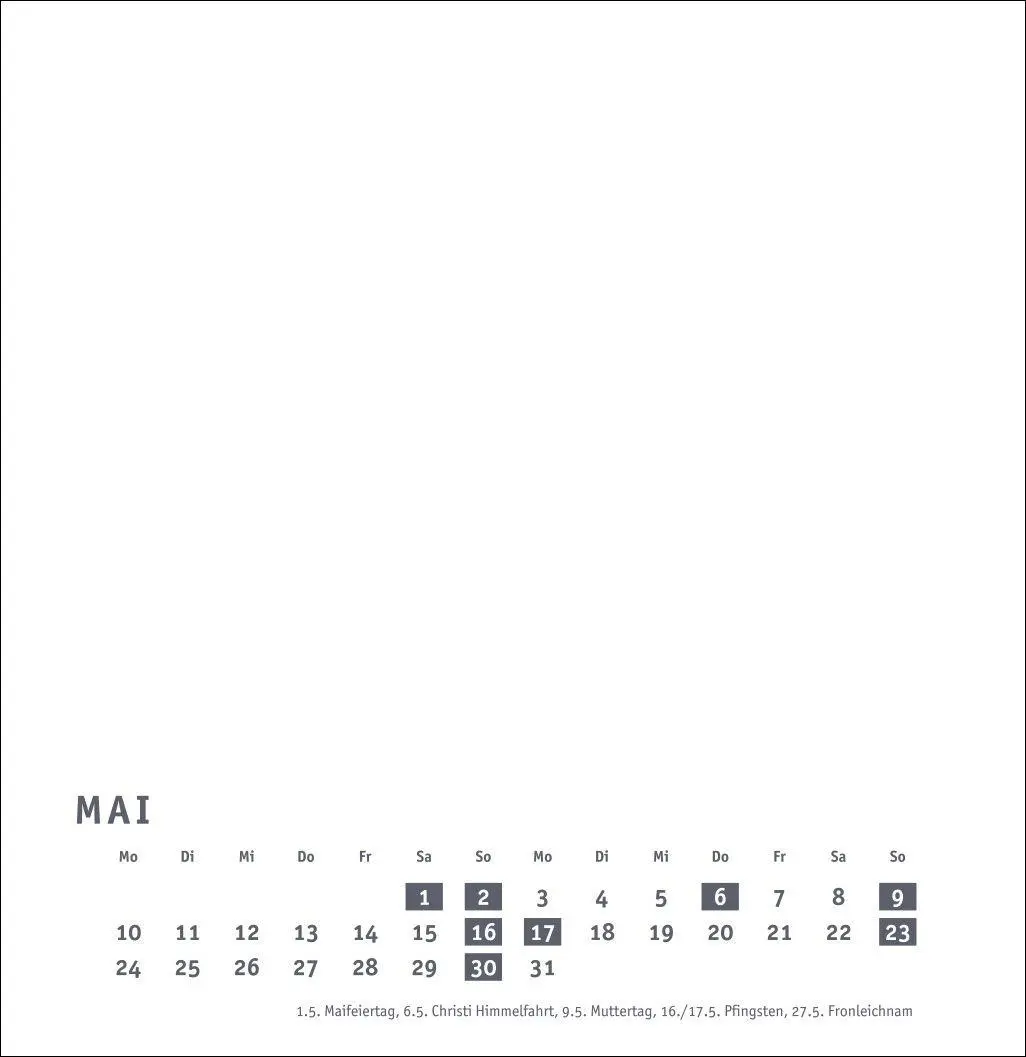 Bild: 9783756418299 | Premium-Bastelkalender weiß groß 2027 | Kalender | Spiralbindung