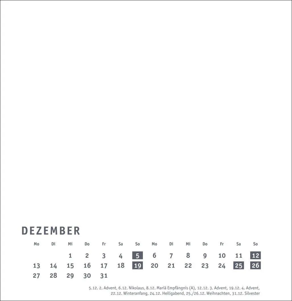 Bild: 9783756418299 | Premium-Bastelkalender weiß groß 2027 | Kalender | Spiralbindung