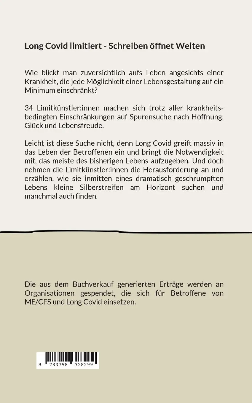 Rückseite: 9783758328299 | Leben im Limit | Literaturgruppe Limitkünstler:innen | Taschenbuch