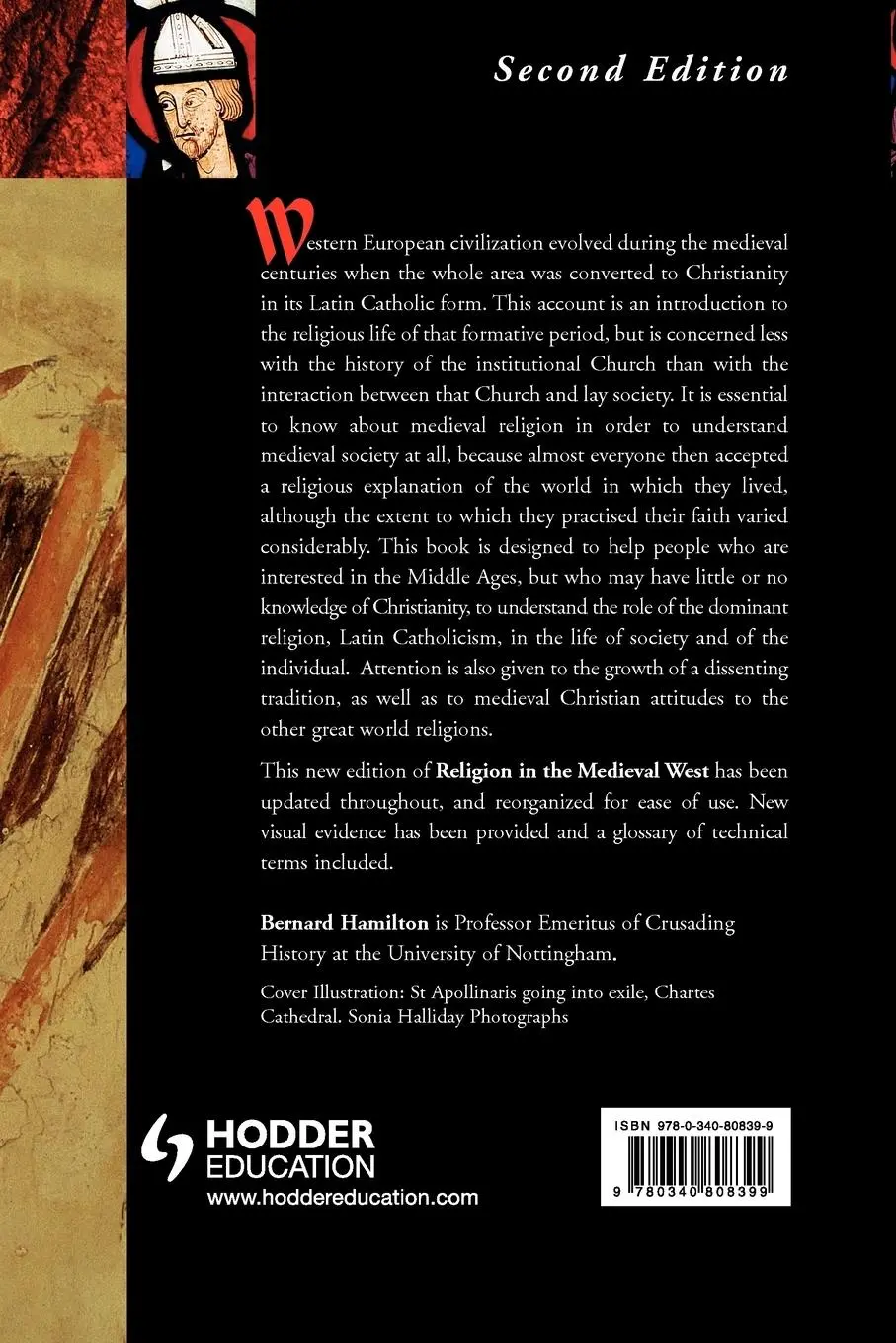 Rückseite: 9780340808399 | Religion in the Medieval West | Bernard Hamilton | Taschenbuch | 2003