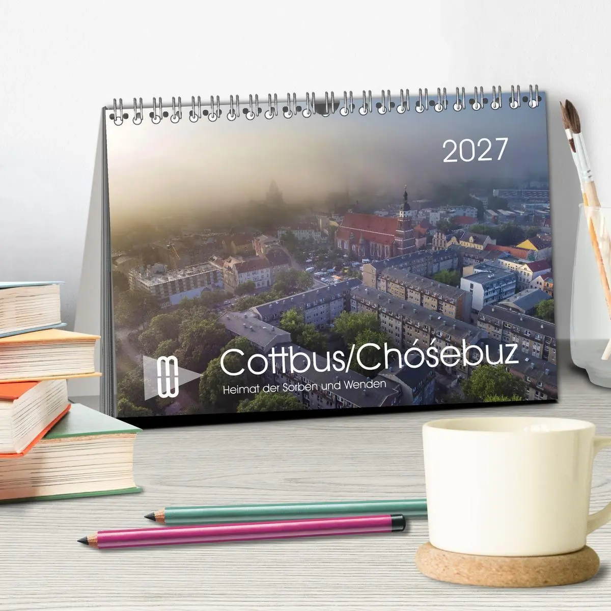 Bild: 9783569088399 | Cottbus/Chósebuz (Tischkalender 2027 DIN A5 quer), CALVENDO...