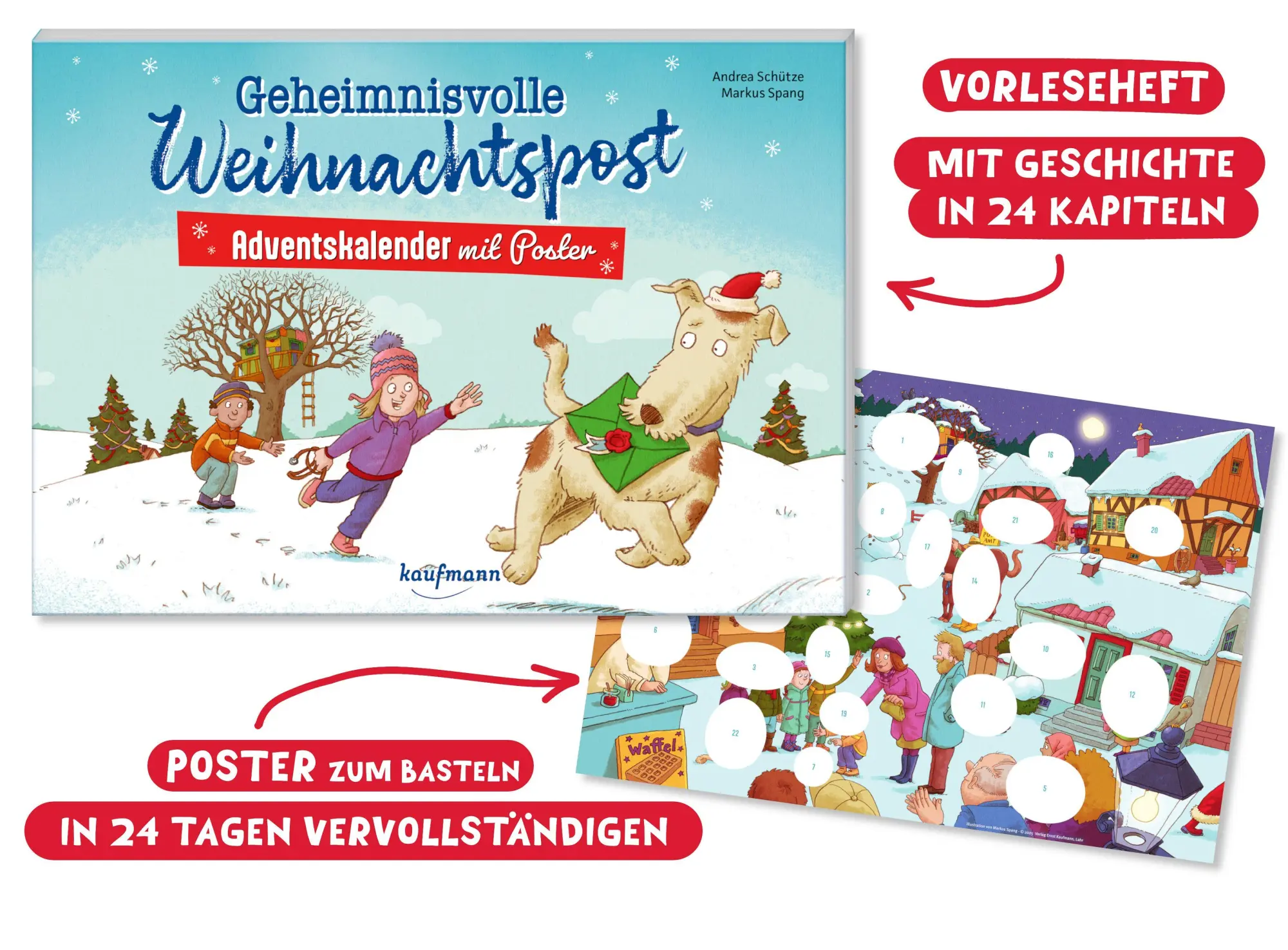 Bild: 9783780618399 | Geheimnisvolle Weihnachtspost | Adventskalender mit Poster | Schütze