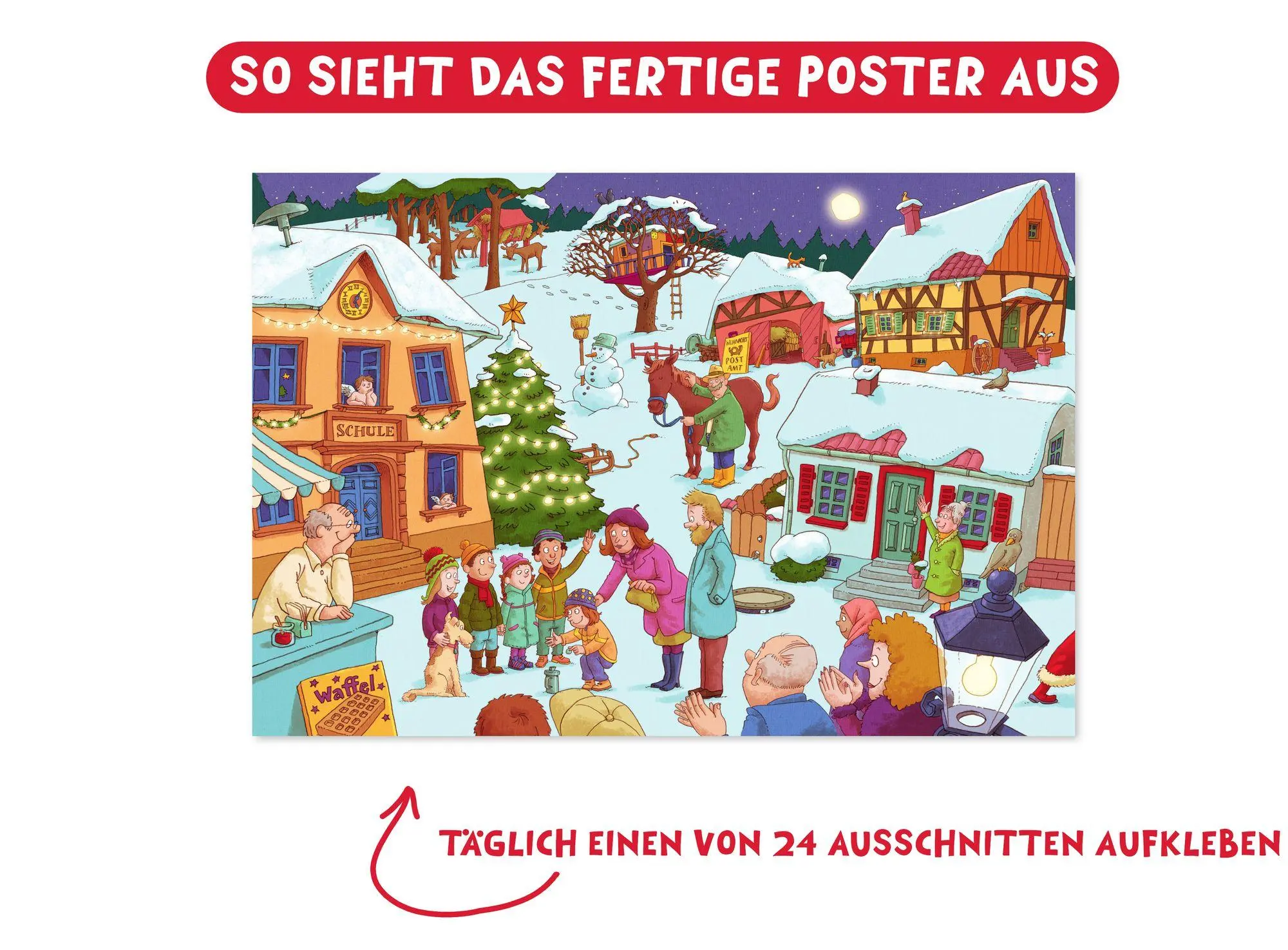 Bild: 9783780618399 | Geheimnisvolle Weihnachtspost | Adventskalender mit Poster | Schütze