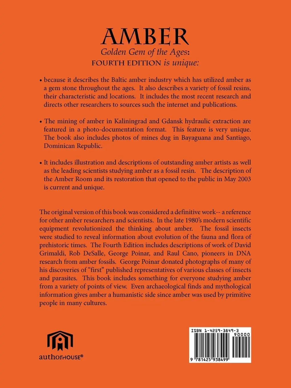 Rückseite: 9781425938499 | Amber | Golden Gem of the Ages: Fourth Edition | Patty C. Rice | Buch