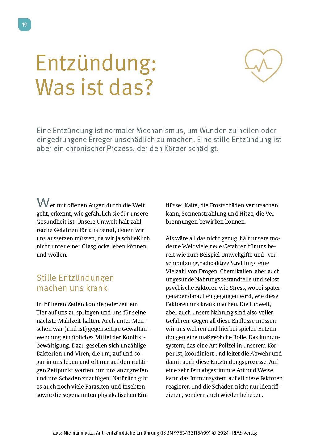Bild: 9783432118499 | Medical Cooking: Antientzündliche Ernährung | Peter Niemann (u. a.)
