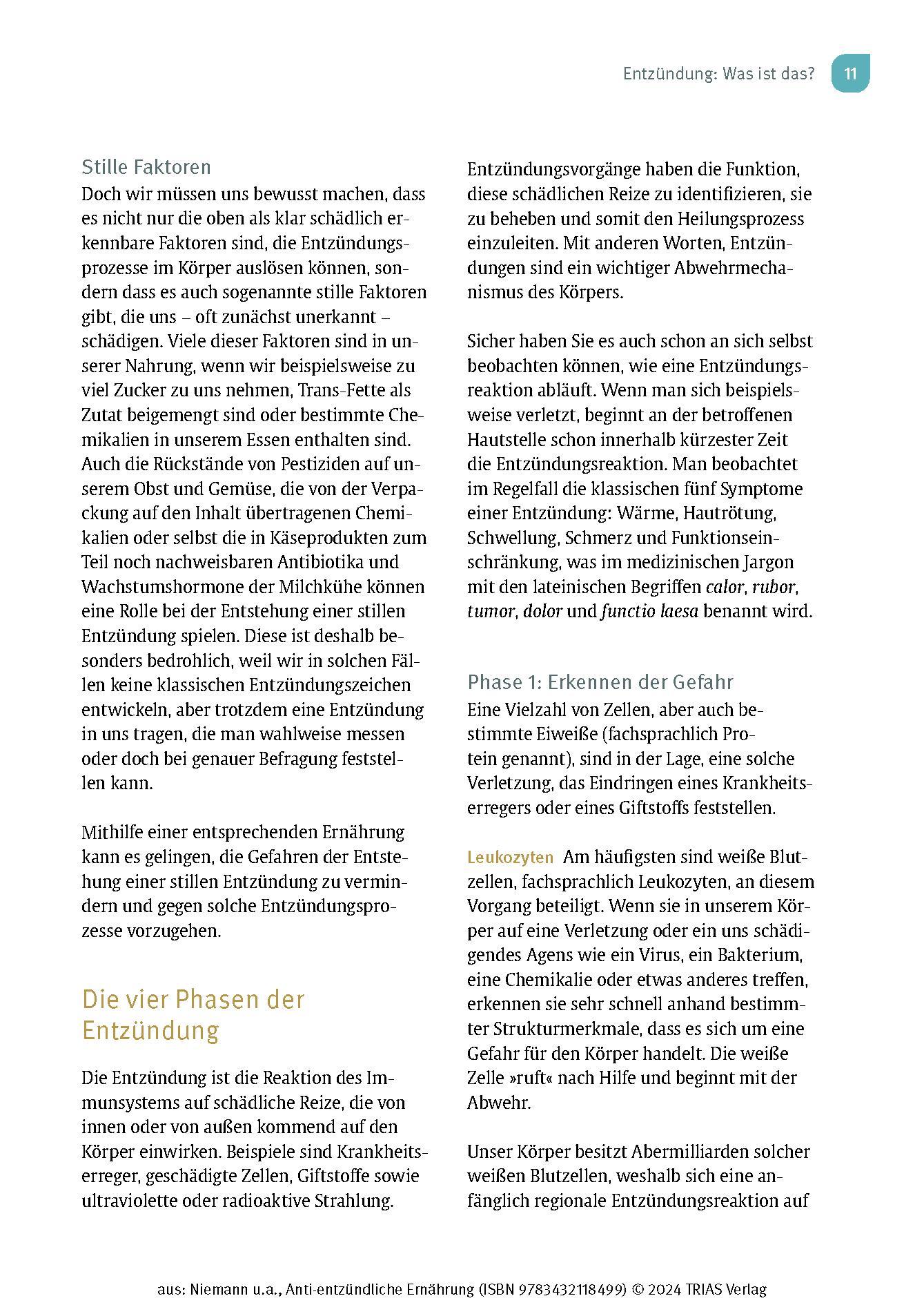 Bild: 9783432118499 | Medical Cooking: Antientzündliche Ernährung | Peter Niemann (u. a.)