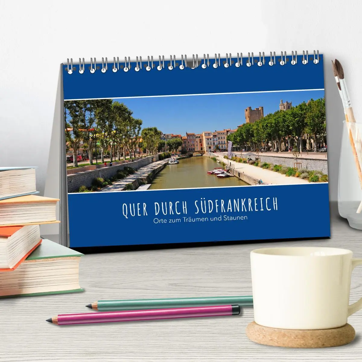 Bild: 9783457278499 | Quer durch Südfrankreich (Tischkalender 2026 DIN A5 quer), CALVENDO...