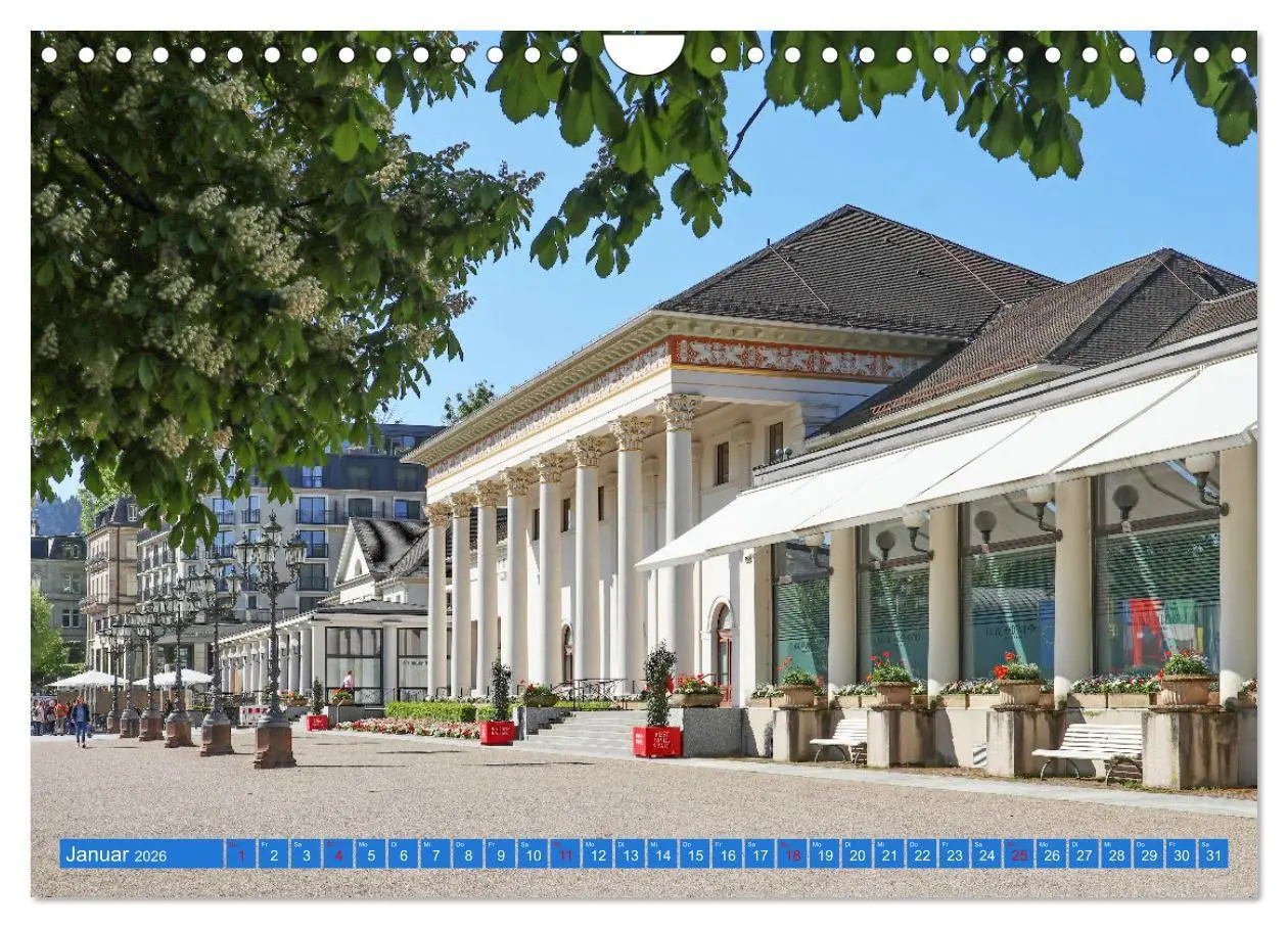 Bild: 9783457588499 | So schön ist Baden-Baden (Wandkalender 2026 DIN A4 quer), CALVENDO...