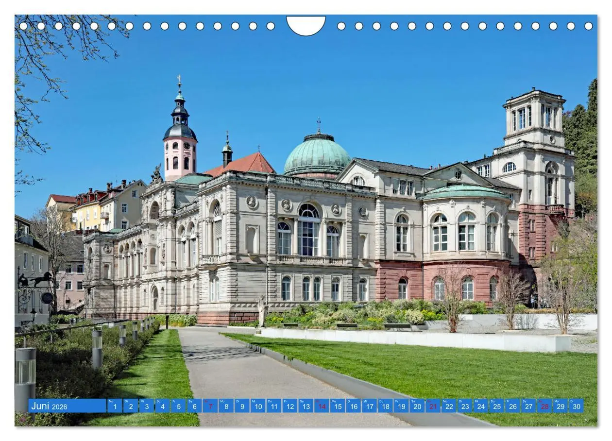 Bild: 9783457588499 | So schön ist Baden-Baden (Wandkalender 2026 DIN A4 quer), CALVENDO...