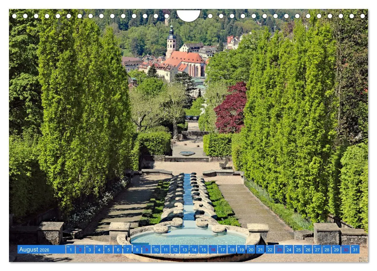 Bild: 9783457588499 | So schön ist Baden-Baden (Wandkalender 2026 DIN A4 quer), CALVENDO...