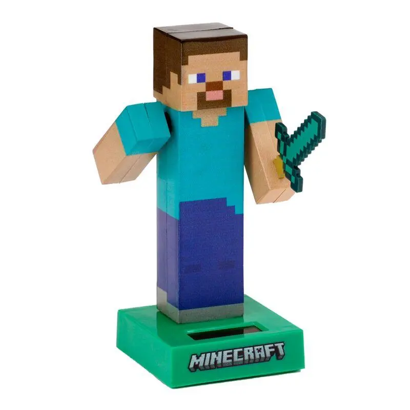 Cover: 5055071778599 | Minecraft Steve Solar Pal Wackelfigur | FF139 | Deutsch | 2025