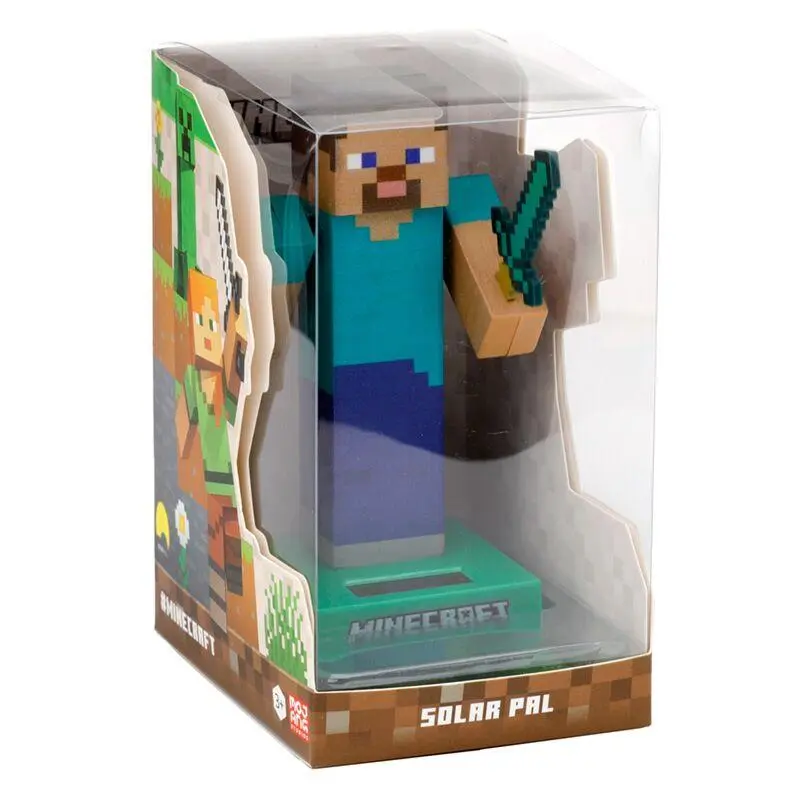Bild: 5055071778599 | Minecraft Steve Solar Pal Wackelfigur | FF139 | Deutsch | 2025