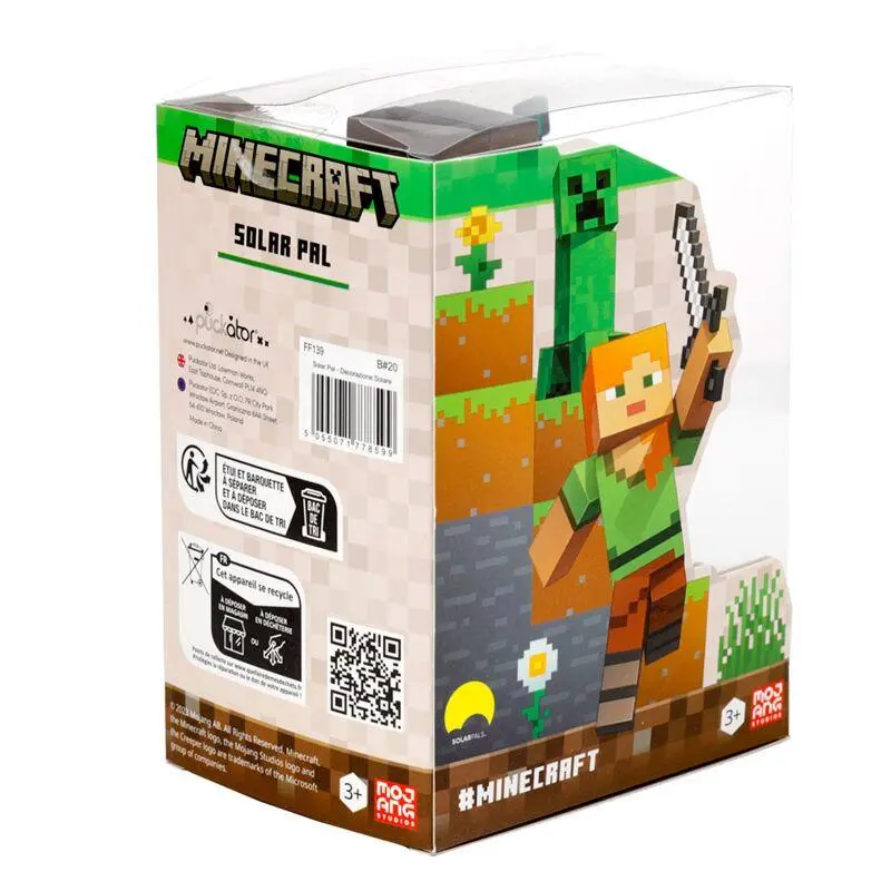 Bild: 5055071778599 | Minecraft Steve Solar Pal Wackelfigur | FF139 | Deutsch | 2025