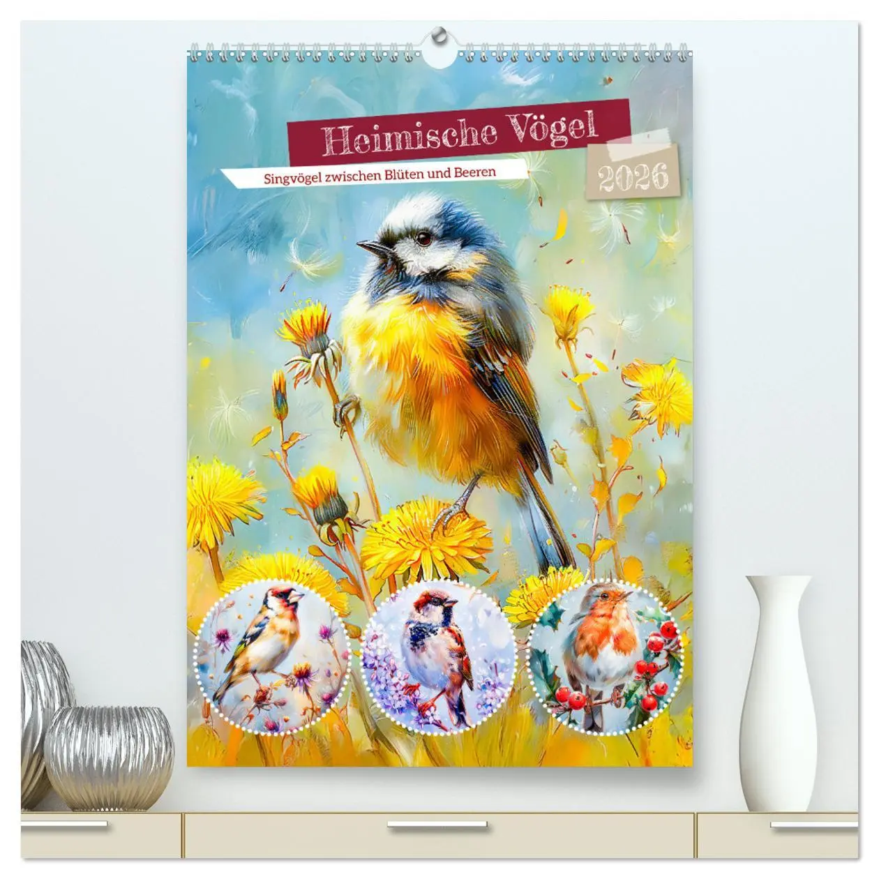Cover: 9783457268599 | Heimische Vögel - Singvögel zwischen Blüten und Beeren...