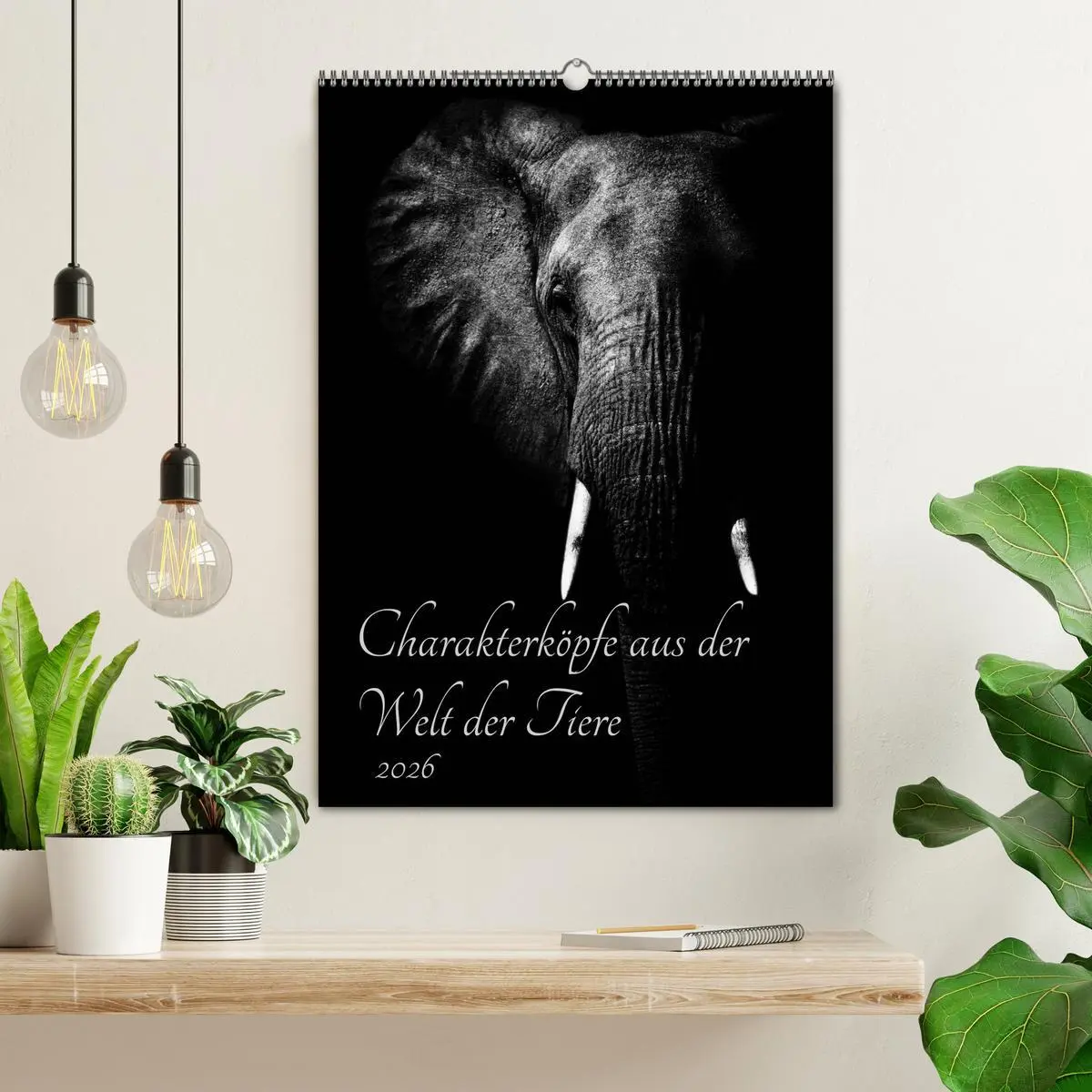 Bild: 9783516428599 | Charakterköpfe aus der Welt der Tiere (Wandkalender 2026 DIN A2...