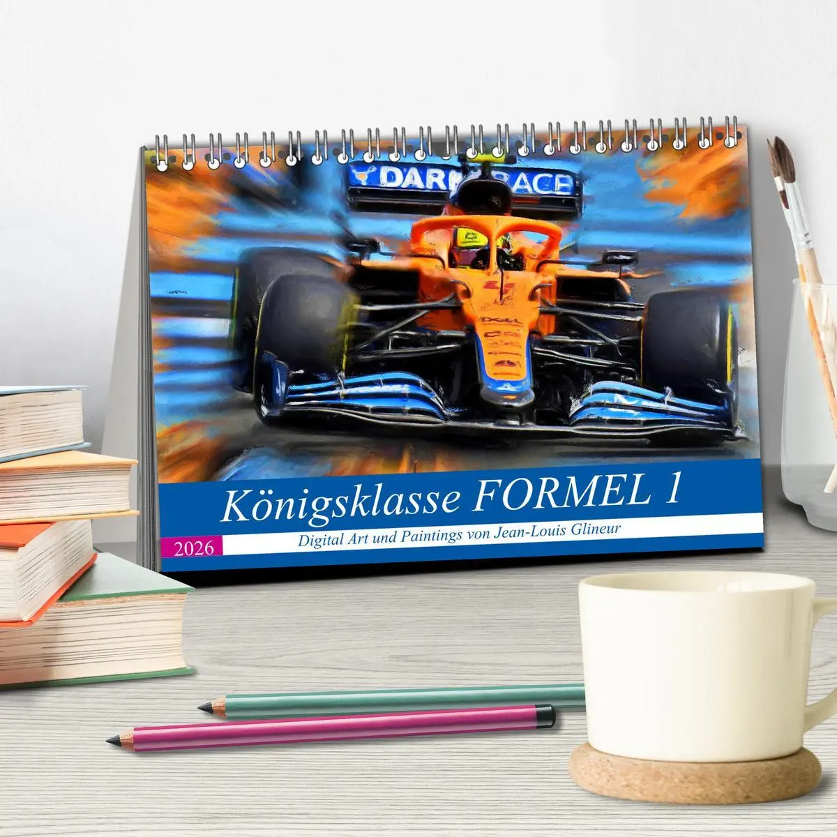 Bild: 9783457708699 | Königsklasse FORMEL 1 (Tischkalender 2026 DIN A5 quer), CALVENDO...