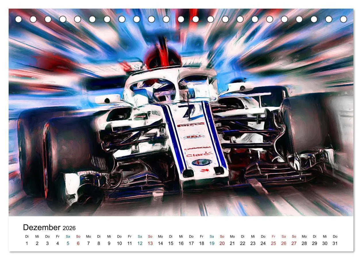 Bild: 9783457708699 | Königsklasse FORMEL 1 (Tischkalender 2026 DIN A5 quer), CALVENDO...