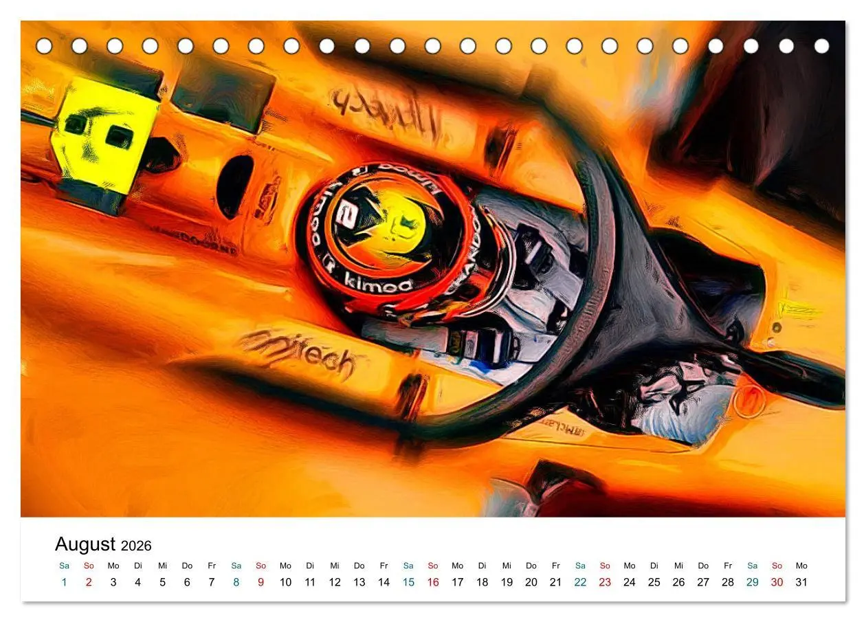 Bild: 9783457708699 | Königsklasse FORMEL 1 (Tischkalender 2026 DIN A5 quer), CALVENDO...