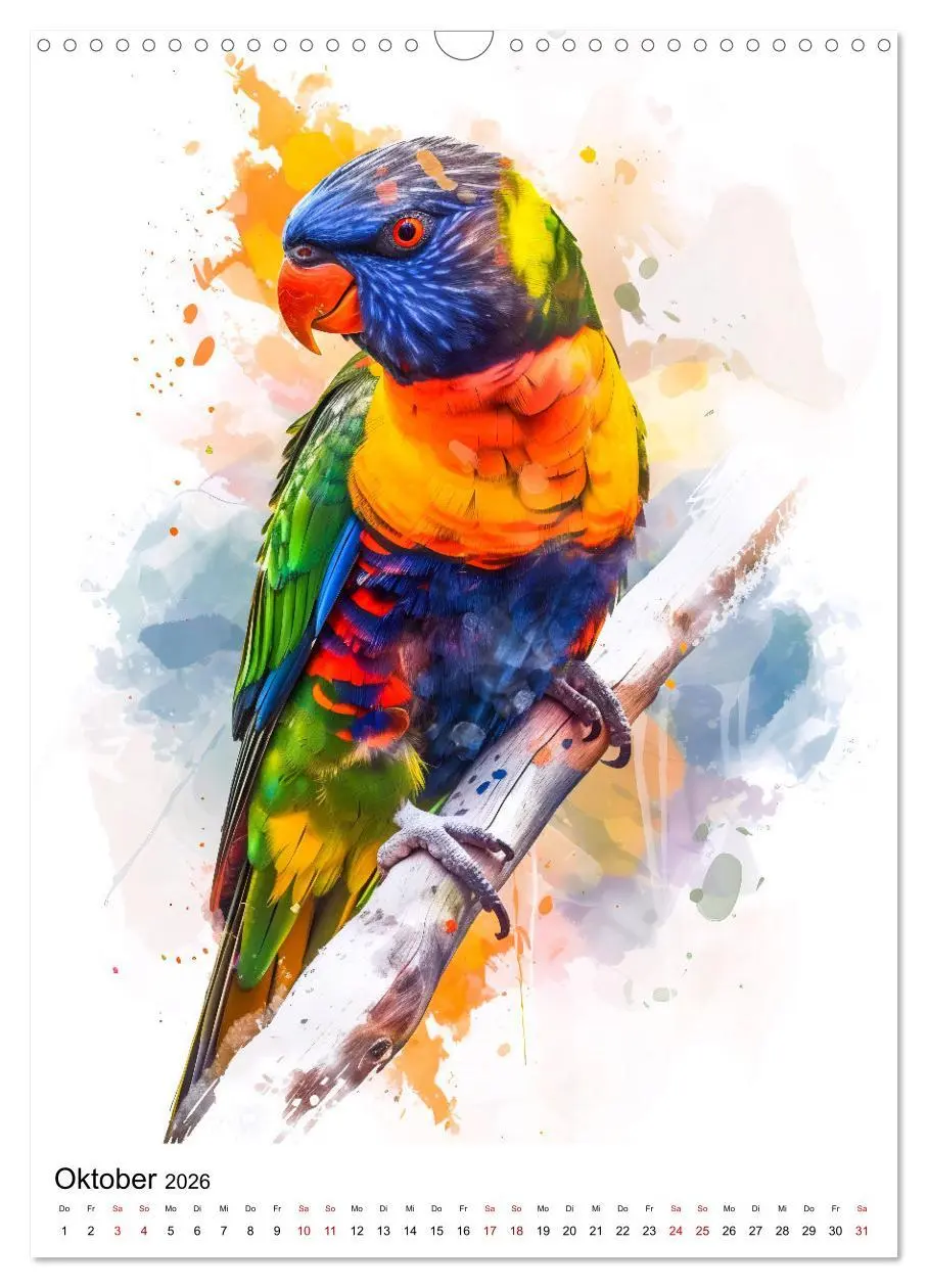 Bild: 9783516278699 | Australiens Tiere - Illustriert in Wasserfarben (Wandkalender 2026...