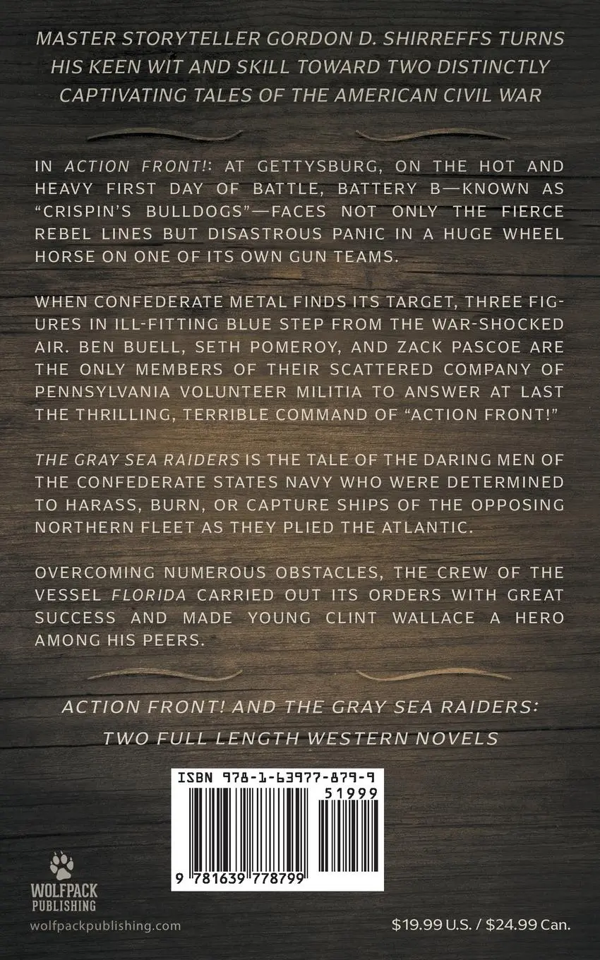 Rückseite: 9781639778799 | Action Front! And The Gray Sea Raiders: Two Full-Length Historical...