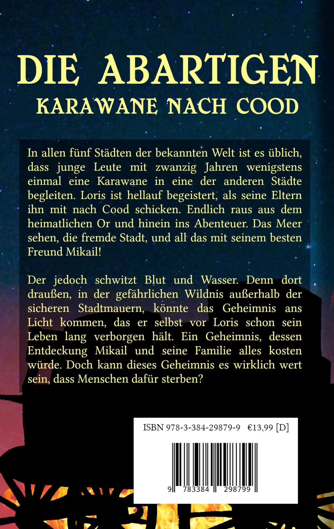 Rückseite: 9783384298799 | Karawane nach Cood | Der Beginn einer abenteuerlichen Reise | Raubal