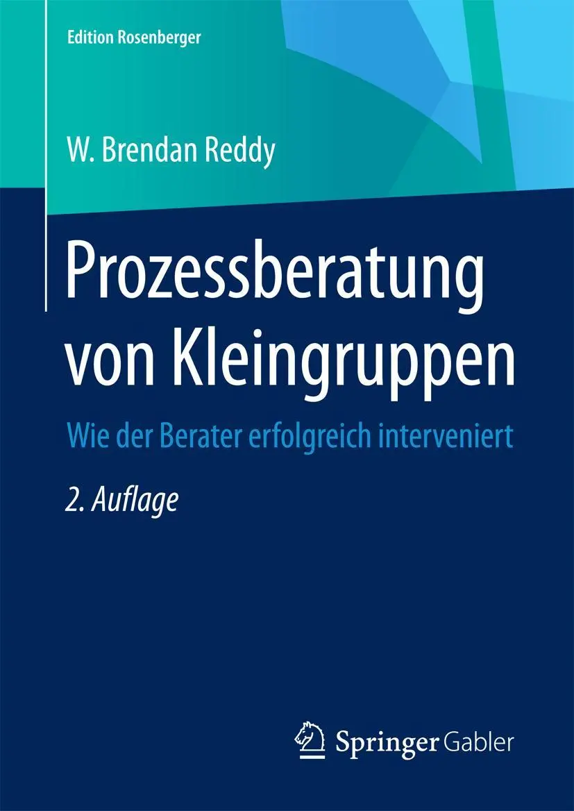 Cover: 9783658078799 | Prozessberatung von Kleingruppen | W. Brendan Reddy | Buch | xix