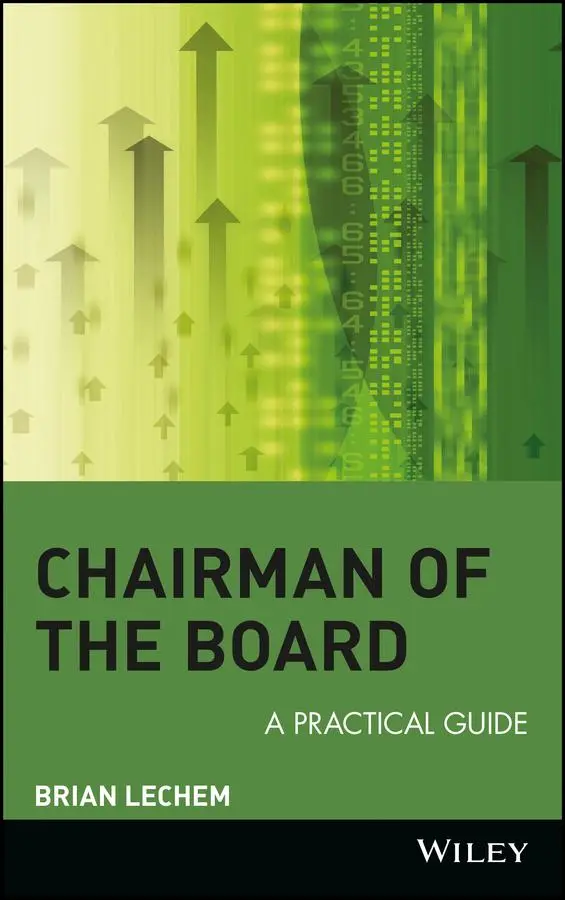 Cover: 9780471228899 | Chairman of the Board | A Practical Guide | Brian Lechem | Buch | 2002